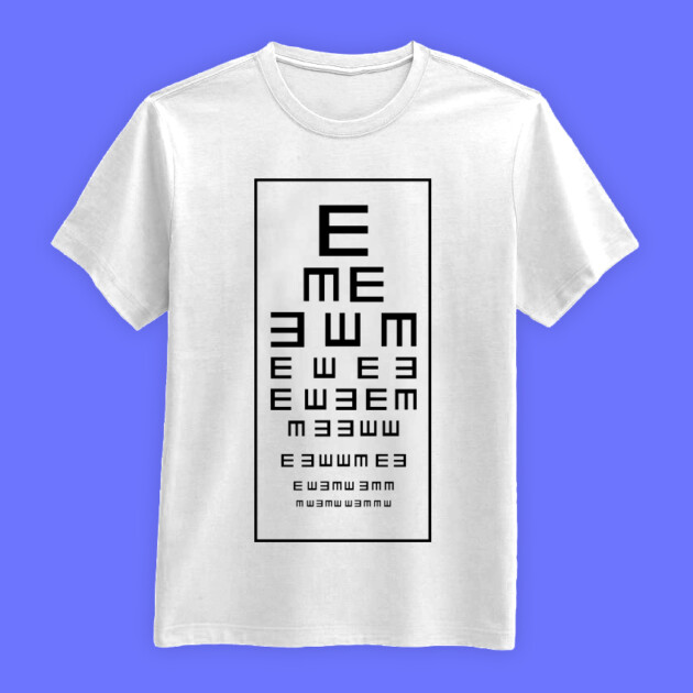 Visual Eye Test tshirt design