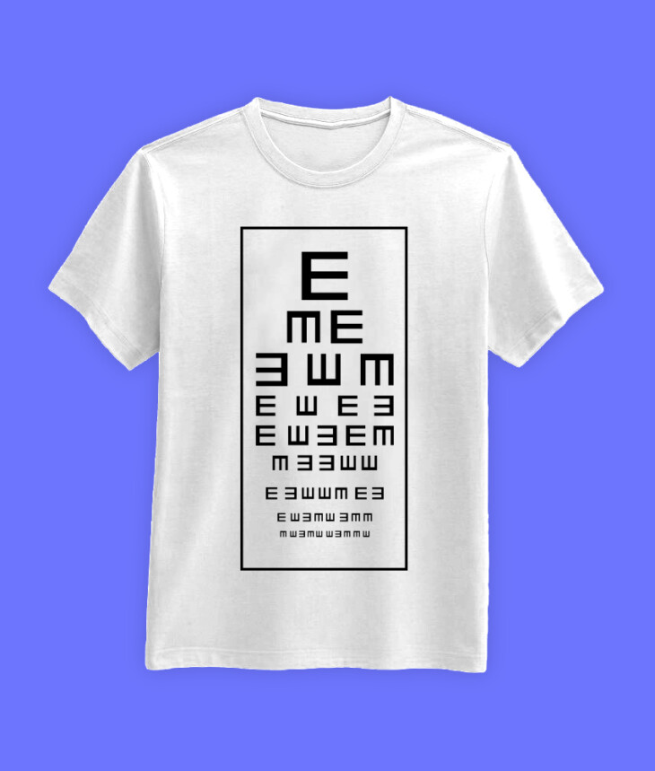 Visual Eye Test tshirt design