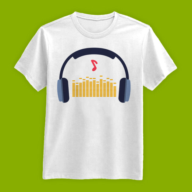 let the music play tshirt design