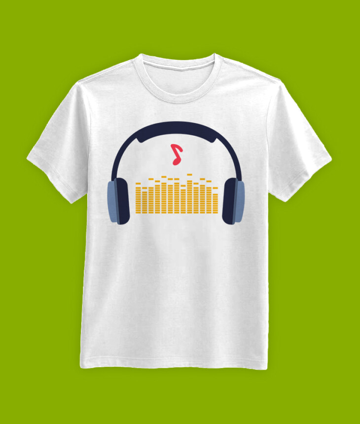 let the music play tshirt design